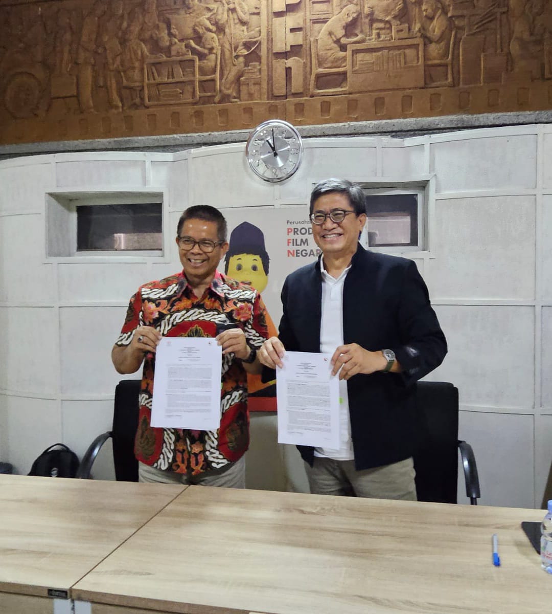 Penandatanganan MoU antara PT Sigap Tangkas Mandiri dengan PT Produksi Film Negara (PERSERO)